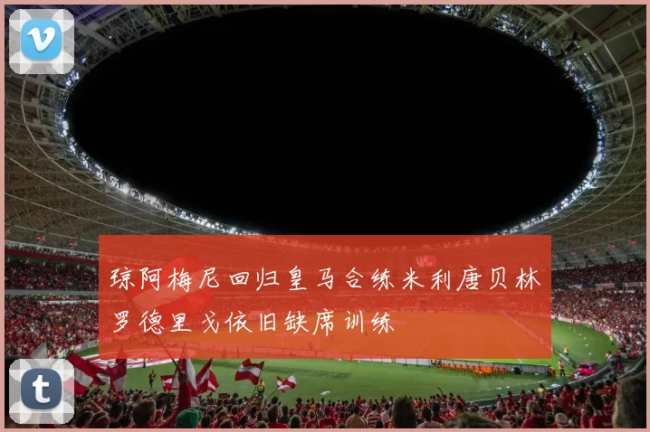 琼阿梅尼回归皇马合练米利唐贝林罗德里戈依旧缺席训练